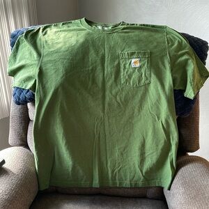 Carhartt olive green two XL loose fit T-shirt